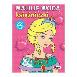810807 KOLOROWANKA WODNA MALUJĘ WODĄ KSIĘŻNICZKI MOREX