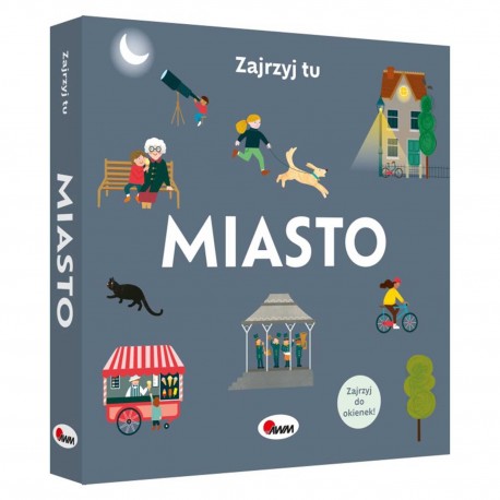 816069 ZAJRZYJ TU MIASTO KSIĄŻECZKA Z OKIENKAMI MOREX