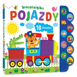 815857 SENSOKSIĄŻKA POJAZDY KSIĄŻKA DŹWIĘKOWA I SENSORYCZNA MOREX