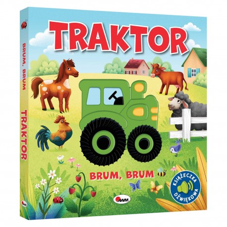 816199 BRUM BRUM TRAKTOR KSIĄŻKA DŹWIĘKOWA MOREX