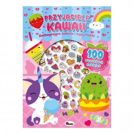 816298 PRZYJACIELE KAWAII 100 WYPUKŁYCH NAKLEJEK MOREX