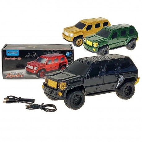 627116 METALOWY GŁOŚNIK BT USB Z RADIEM SAMOCHÓD TERENOWY MIX ADAR