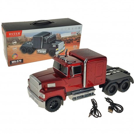 624412 METALOWY GŁOŚNIK BT USB Z RADIEM TIR CIĄGNIK MIX ADAR