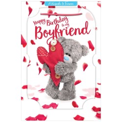 203699 KARNET HOLOGRAFICZNY 3D KARTKA HAPPY BIRTHDAY TO MY BOYFRIEND MGD