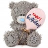 195581 PLUSZOWY MIŚ HAPPY BIRTHDAY Z BALONEM 11CM MGD