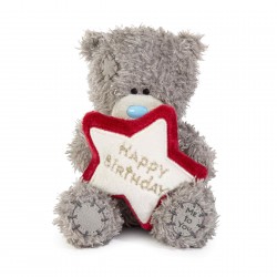 313701 PLUSZOWY MIŚ HAPPY BIRTHDAY Z GWIAZDĄ 11CM MGD