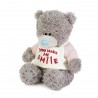 313817 PLUSZOWY MIŚ W KOSZULCE YOU MAKE ME SMILE 11CM MGD