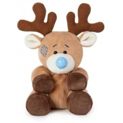 216804 PLUSZOWA MASKOTKA PRZYJACIEL NIEBIESKIEGO NOSKA RENIFER RUFUS 10CM MGD