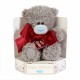 314173 PLUSZOWY MIŚ - HAPPY BIRTHDAY Z KOKARDĄ 18CM MGD