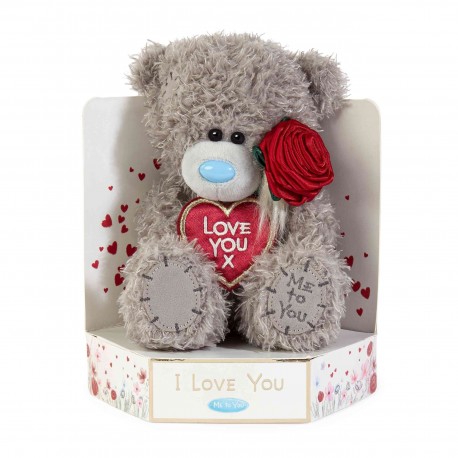 314210 PLUSZOWY MIŚ - HAPPY BIRTHDAY Z KOKARDĄ 18CM MGD