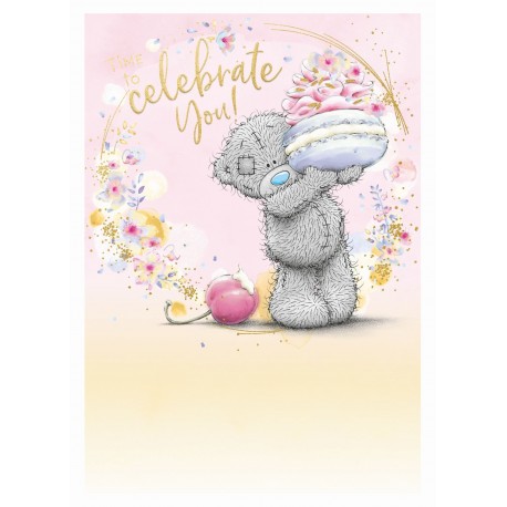 162057 KARNET KARTKA URODZINOWA LOVE TO CELEBRATE YOU 177X127 MGD