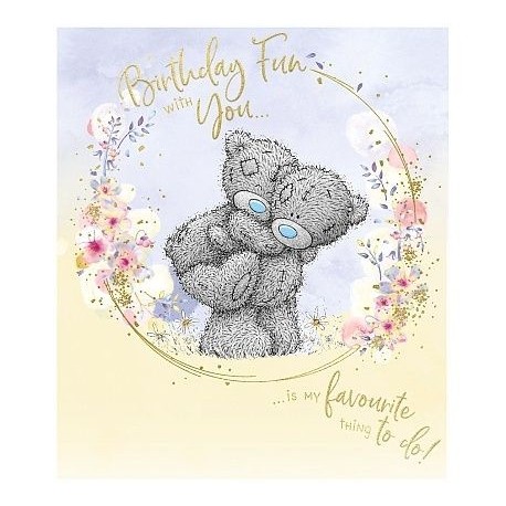 161654 KARNET KARTKA URODZINOWA BIRTHDAY FUN WITH YOU 165X145 MGD