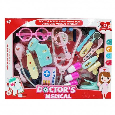 472525 DUŻY ZESTAW LEKARSKI ZE ŚWIATŁEM MAŁY DOKTOR LEKARZ BIGTOYS