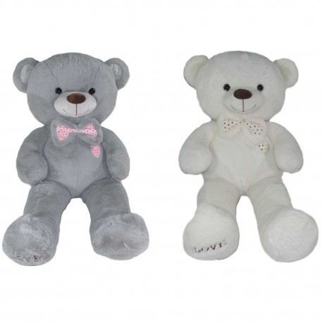 172655 PLUSZOWY MIŚ Z KOKARDĄ 2 KOLORY 75CM SUN-DAY