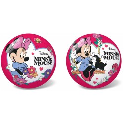 133272 PIŁKA GUMOWA MYSZKA MINI MINNIE Z KWIATAMI 23 CM BEST MS TOYS