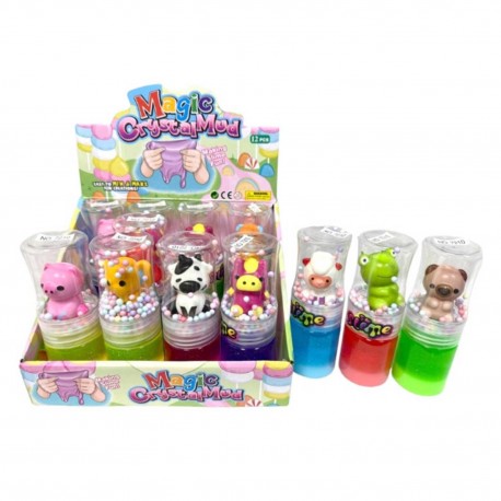 493049 SLIME ZWIERZĄTKO Z KULKAMI 15CM MIX BIGTOYS