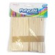 689719 Patyczki kreatywne naturalne jumbo 11.4 cm 50 SZTUK BREWIS