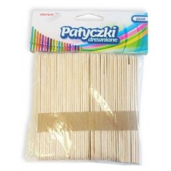 689719 Patyczki kreatywne naturalne jumbo 11.4 cm 50 SZTUK BREWIS