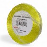 709122 WSTĄŻKA SATYNOWA JASKRAWO ŻÓŁTA 12x32 BREWIS