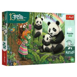 16595 TREFL PUZZLE 100 EL INSPIRED BY NATURE PANDY