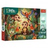 16570 TREFL PUZZLE 100 EL INSPIRED BY NATURE MAŁPKI I PRZYJACIELE