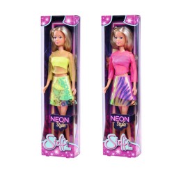 089993 LALKA STEFFI NEONOWY STYL 2 KOLORY