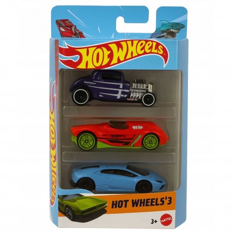 425611 HOT WHEELS 3PAK SAMOCHODZIKI RESORAKI MIX