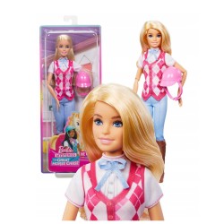 230969 BARBIE LALKA FILMOWA DŻOKEJKA + AKCESORIA HXJ38