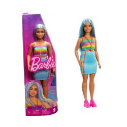 176755 BARBIE LALKA FASHIONISTKA NIEBIESKOWŁOSA