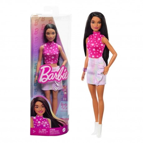 176700 BARBIE LALKA FASHIONISTKA BRUNETKA