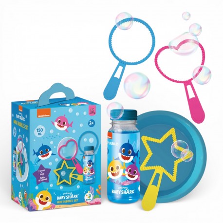 910738 BAŃKI MYDLANE MINI ZESTAW BABY SHARK MAKSIK