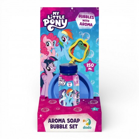 913838 BAŃKI MYDLANE ZESTAW AROMATYCZNY KUCYKI PONY 150ML MAKSIK