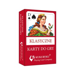 8563438 KARTY DO GRY - 54 LISTKI 2 KOLORY KUKURYKU