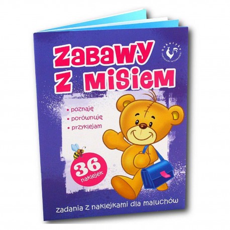 560129 KSIĄŻECZKA Z ZADANIAMI ZABAWY Z MISIEM KUKURYKU