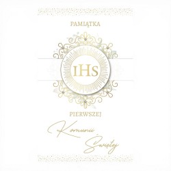 797112 KARNET PAMIĄTKA PIERWSZEJ KOMUNII ŚWIĘTEJ, LUX, ARMIN STYLE