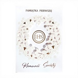 860176 KARNET PAMIĄTKA PIERWSZEJ KOMUNII ŚWIĘTEJ ARMIN STYLE