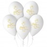 425700 BALONY PIERWSZA KOMUNIA ŚWIĘTA KIELICH 30 CM 5 SZTUK GODAN