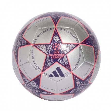 959142 PIŁKA NOŻNA ADIDAS UCL CLUB 25/26 LEAGUE STAGE SREBRNA JP1539 r. 5 KAJA SPORT
