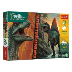 16582 TREFL PUZZLE 100EL RODZINA TREFLIKÓW, INSPIRED BY DINO WORLD SPINOSAURUS