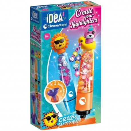 181711 CLEMENTONI CRAZY CHIC - FABRYKA ZAKREŚLACZY SUMMER