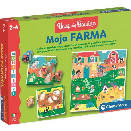 504305 CLEMENTONI MOJA FARMA UCZĘ SIĘ BAWIĆ