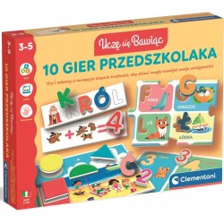 504213 CLEMENTONI 10 GIER PRZEDSZKOLAKA UCZĘ SIĘ BAWIĆ
