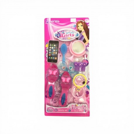 635003 ZESTAW MODELKI KSIĘŻNICZKI BUŻUTERIA BUTY TELEFON BEST MS TOYS