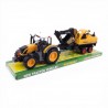 490048 TRAKTOR Z KOPARKĄ 55CM BIGTOYS