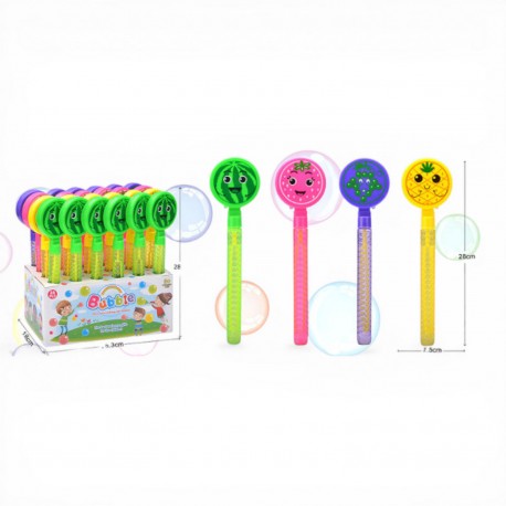 457720 BAŃKI MYDLANE OWOCE 28CM 4KOL BIGTOYS