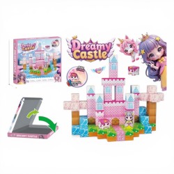 804244 KLOCKI MAGNETYCZNE KONSTRUKCYJNE 100EL ZAMEK KSIĘŻNICZKI BEST MS TOYS