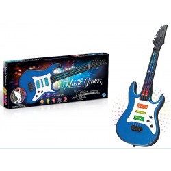 623163 GITARA ELEKTRYCZNA W PUDEŁKU ŚWIATŁO DŹWIĘK ADAR