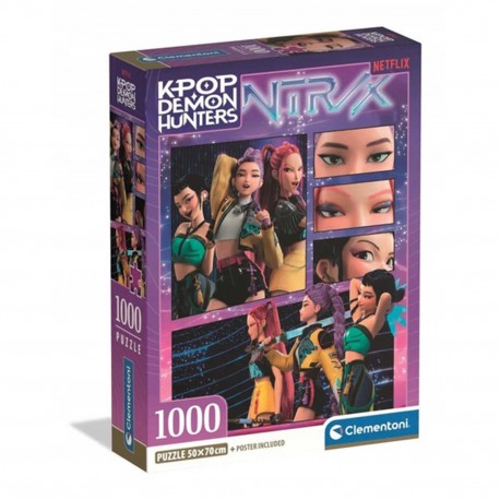 371259 CLEMENTONI PUZZLE 1000 EL K-POP DEMON HUNTERS
