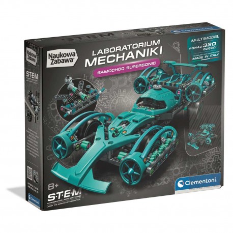 504398 CLEMENTONI LABORATORIUM MECHANIKI POJAZD SUPERSONIC