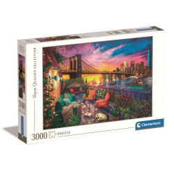 335527 CLEMENTONI PUZZLE 3000 HQ MANHATTAN BALCONY SUNSET